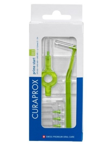 Curaprox Cps 011 Scovolino Prime Start 011 Lime Green 5 Pezzi