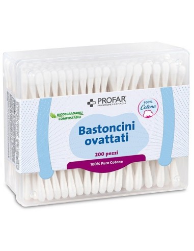 Profar Bastoncini Ovattati 200 Pezzi