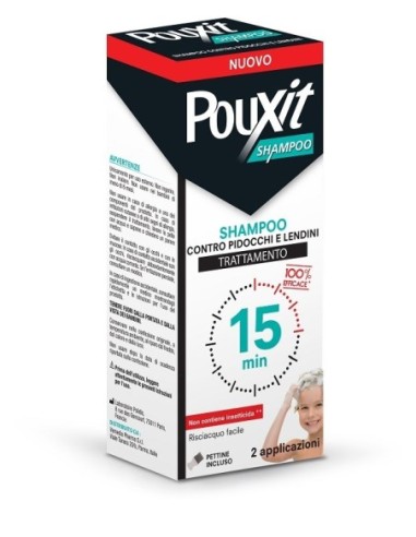 Shampoo Contro Pidocchi E Lendini Pouxit Trattamento Con Pettine Incluso 200 Ml