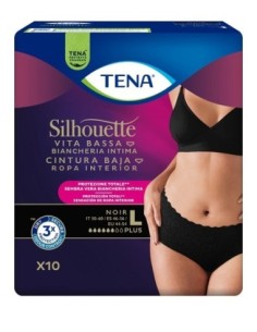Pannolone A Mutandina Assorbente Tena Silhouette Noir L Vitabassa 10 Pezzi