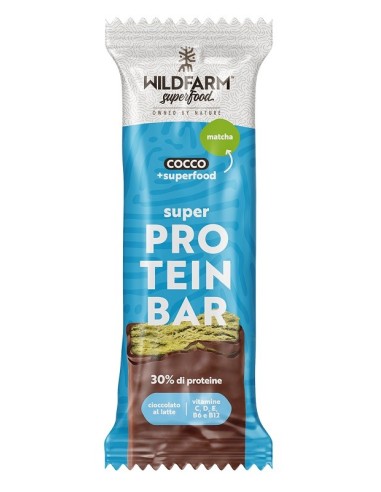 Wildfarm Super Protein Bar Cocco Matcha 38 G