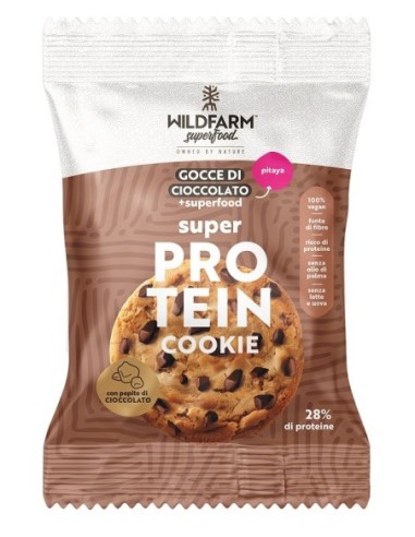 Wildfarm Super Protein Cookie Gocce Cioccolato Pitaya 50 G