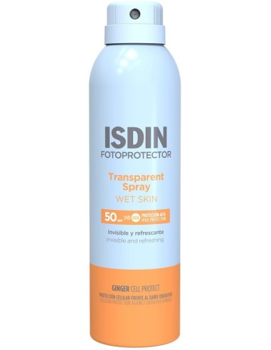 Transparent Spray Wet Skin Spf50 250 Ml