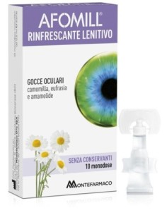 Afomill Rinfrescante Senza Conservanti 10 Fiale Da 0,5 Ml