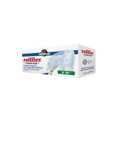 Cerotto Adesivo Impermeabile Master-aid Rollflex Acquastop 2x10