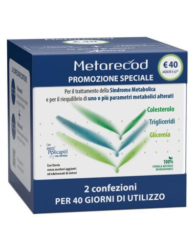 Metarecod 40 Bustine Granulari Da 2,5 G 2 Pezzi