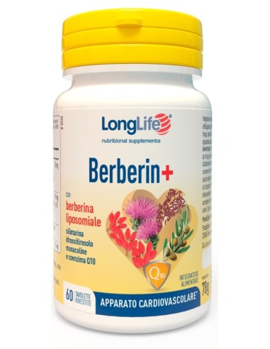 Longlife Berberin+ 60 Tavolette Rivestite
