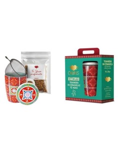 Colors Kit Relax Tisaniera In Ceramica + Te' Nero Sfuso 25 G