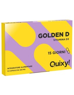 Quixy Farmacia Golden D- Vitamina D 15 Capsule