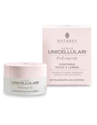 Nature's Acque Unicellulari Forlongevity Contorno Occhi Labbra 15 Ml