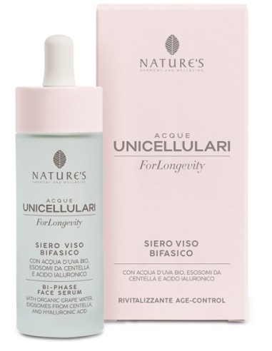 Nature's Acque Unicellulari Forlongevity Siero Bifasico Viso30 Ml