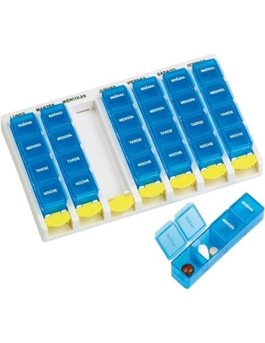 Portapillore Set Medstimanale 4 Dosi Meds Portapillore Set Medstimanale 4 Dosi Meds