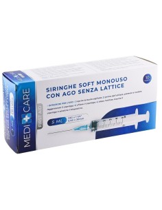 Siringa Soft Capacita' 5ml Ago Gauge 23 Confezione 10 Pezzigammadis