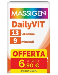 Massigen Dailyvit 30 Compresse Rivestite 6,90 E