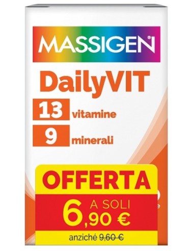 Massigen Dailyvit 30 Compresse Rivestite 6,90 E