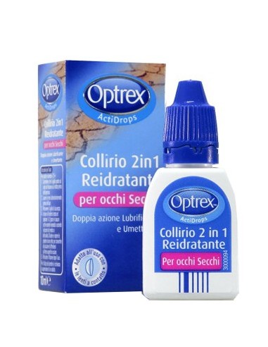 Gocce Oculari Optrex Actidrops 2in1 Reidratante Occhi Stanchi 1 Pezzo