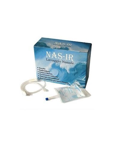 Nasir Doccia Nasale Con Soluzione Fisiologica Isotonica 10 Sacche 250 Ml + 1 Blister