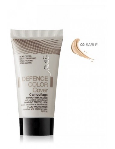 Defence Color Cover Fondotinta Fluido 02 Sable 30 Ml