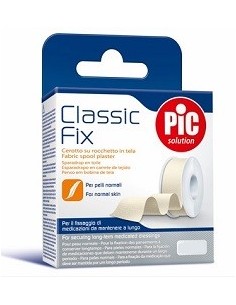 Cerotto In Rocchetto Pic Classic Fix Tela Bianco 2,5x500 Cmfustella