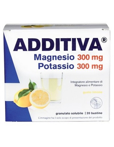 Additiva Magnesio 300 Mg + Potassio 300 Mg 20 Bustine