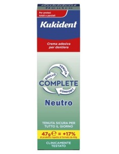 Kukident Neutro Complete Crema Adesiva Per Protesi Dentarie47 G