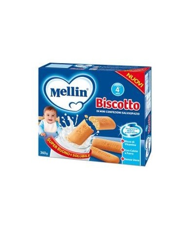 Mellin Biscotto 360 G 12 Pezzi