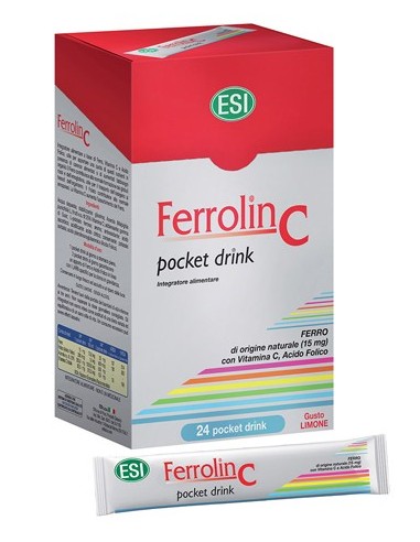 Ferrolin C Pocket Drink 24 Bustine