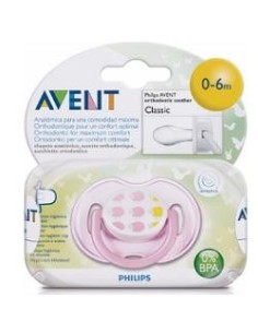 Avent Succhietto Decorato Femminuccia 0-6 Mesi