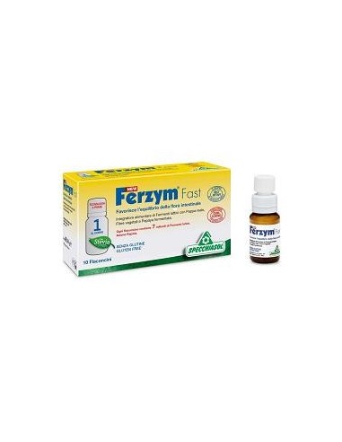 New Ferzym Fast 10 Flaconcini 8 Ml