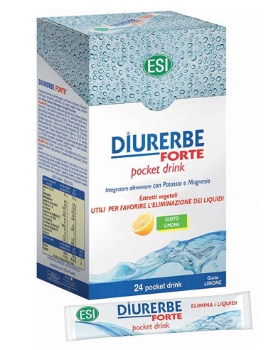 Diurerbe Forte Pocket Drink Limone 24 X 20 Ml