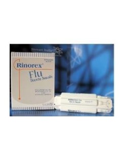 Rinorex Flu Doccia Nasale 10 Flaconcini 10 Ml