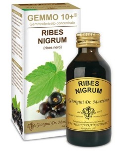 Gemmo 10+ Ribes Nero 100 Ml Liquido Analcolico