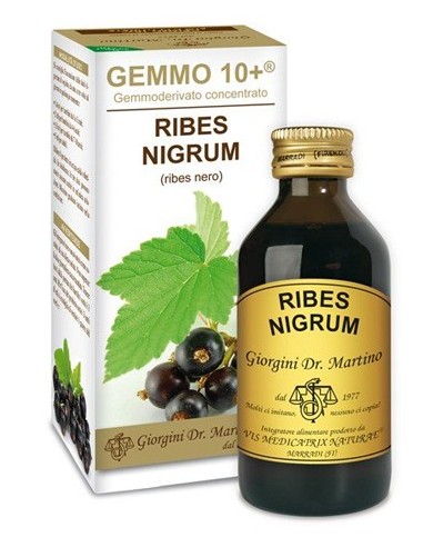Gemmo 10+ Ribes Nero 100 Ml Liquido Analcolico