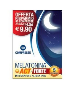 Melatonina Act 1mg + Melatonina Act Forte 5mg Complex 90 Compresse
