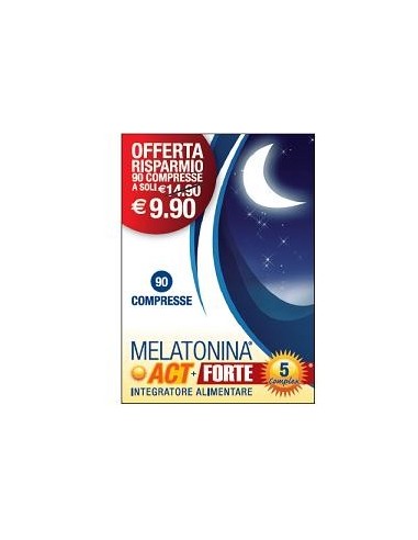 Melatonina Act 1mg + Melatonina Act Forte 5mg Complex 90 Compresse