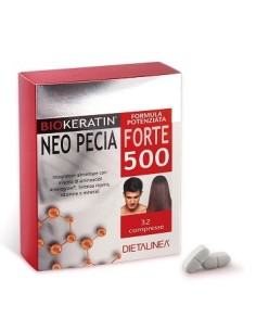 Dietalinea Biokeratin Neo Pecia Forte 500 32 Compresse 4 Blister In Astuccio 48 G
