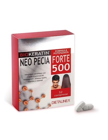 Dietalinea Biokeratin Neo Pecia Forte 500 32 Compresse 4 Blister In Astuccio 48 G