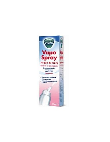 Vicks Vapospray Acqua Di Mare Bebe' Bambini Isotonico 100 Ml