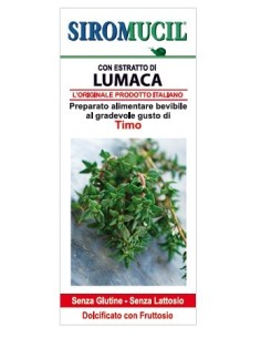 Siromucil Preparato Alimentare Con Estratto Di Lumaca Al Timo 150 Ml