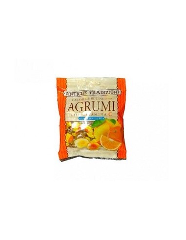 Antiche Tradizioni Caramelle Ripiene Con Vitamina C Gusto Agrumi 60 G