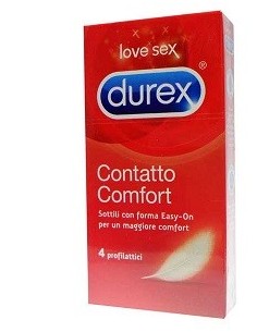 Profilattico Durex Contatto Comfort 4 Pezzi