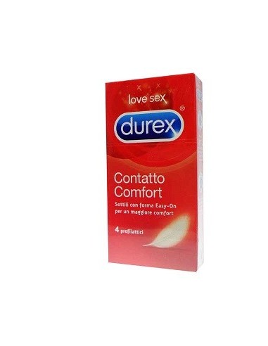 Profilattico Durex Contatto Comfort 4 Pezzi