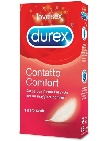 Profilattico Durex Contatto Comfort 12 Pezzi