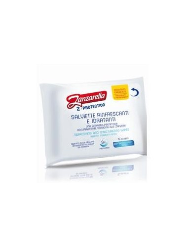 Zanzarella Z-protection Salviette 15 Pezzi