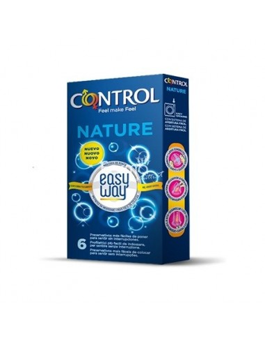 Profilattico Control Nature Easy Way Solution 6 Pezzi