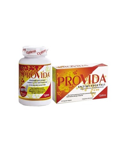 Provida Enzimi Vegetali Astuccio 30 Capsule 500 Mg