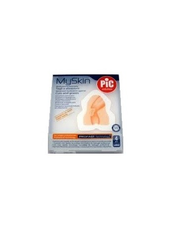 Cerotto Pic Myskin Tagli&abrasioni Gomiti E Ginocchia 4 Pezzi