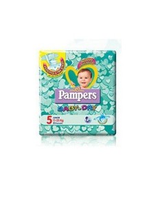 Pannolini Per Bambini Pampers Baby Dry Downcount No Flash Junior 17 Pezzi