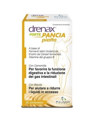 Drenax Forte Pancia Piatta 30 Compresse