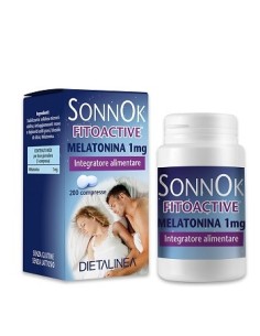 Sonnok Fitoactive Melatonina 1mg 200 Compresse Dietalinea